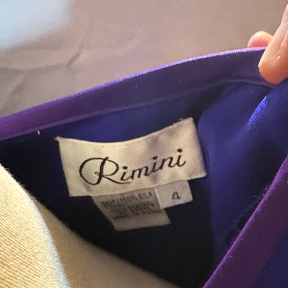 Rimini Vintage Elegant Purple Garment - Picture 2 of 5